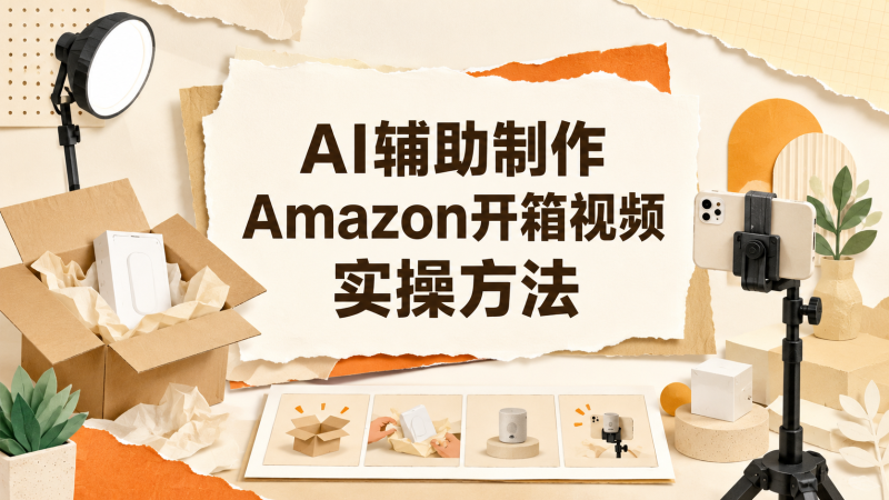 【2026.08.30】AI辅助制作Amazon开箱视频实操方法:从产品图片到短视频生成方案-墨叔轻创