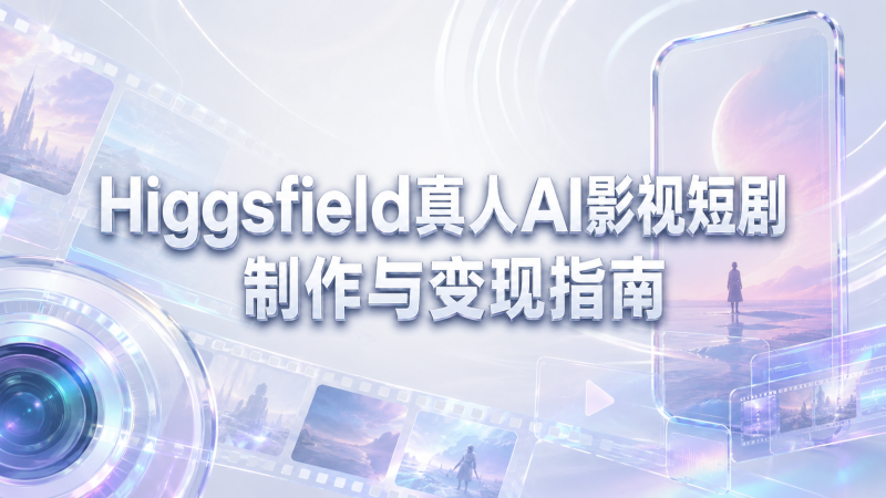 【2026.08.08】Higgsfield真人AI影视短剧制作与变现指南-墨叔轻创