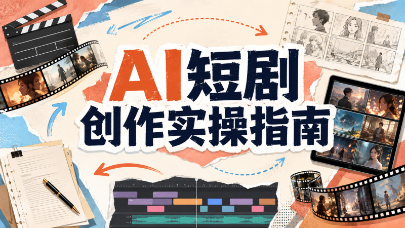 【2026.08.28】AI短剧创作实操指南|工具链搭建、人物场景资产打造与图文视频变现全流程-墨叔轻创