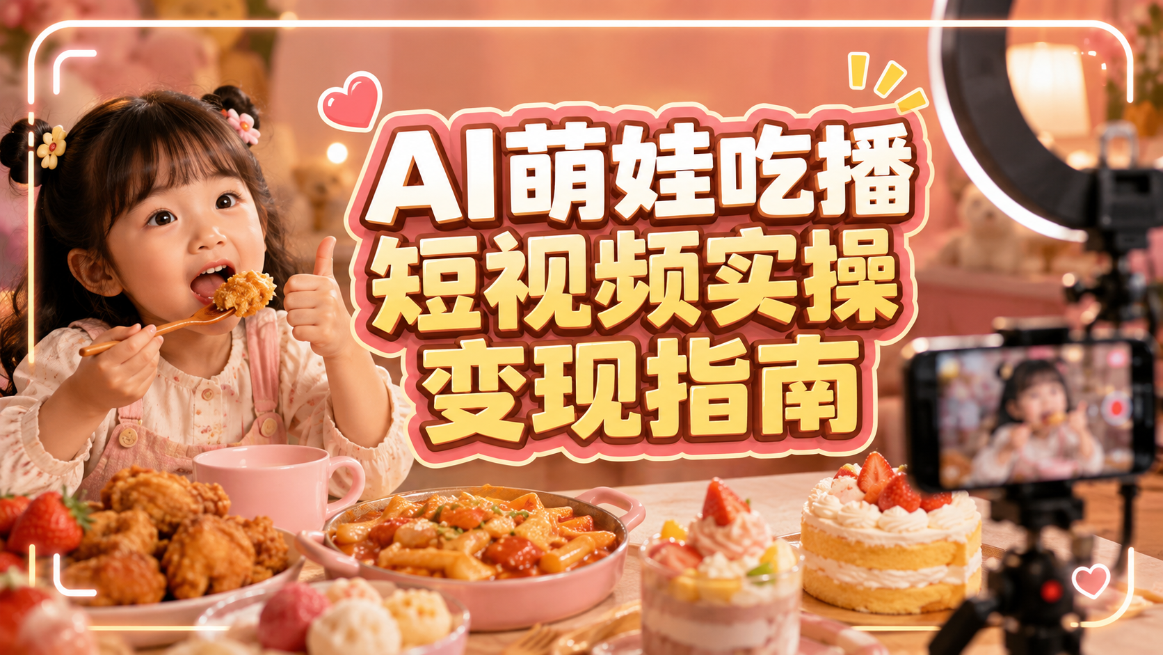 图片[1]-【2026.08.12】AI萌娃吃播短视频实操变现指南｜图文+视频双方向运营研究与收益路径解析-墨叔轻创网