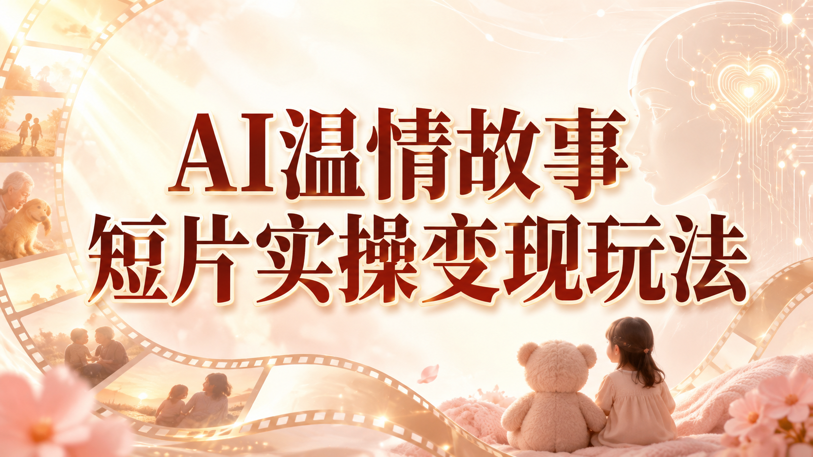 【2026.08.15】AI温情故事短片实操变现玩法:第一人称内容创作与账号运营方法-墨叔轻创