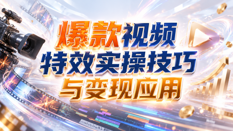 【2026.08.21】爆款视频特效实操技巧与变现应用-墨叔轻创
