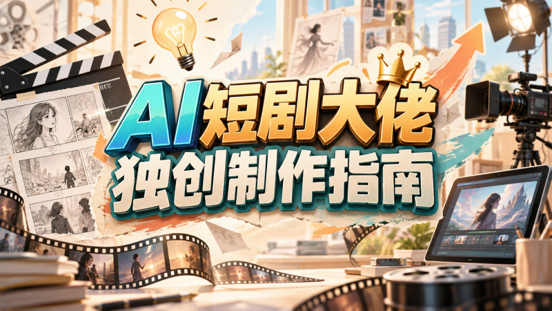 【2026.09.08】AI短剧大佬独创制作指南:小白也能轻松上手-墨叔轻创