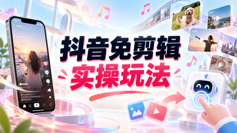 【2026.09.19】抖音免剪辑实操玩法:不直播、不用剪辑软件,2分钟完成一条视频-墨叔轻创