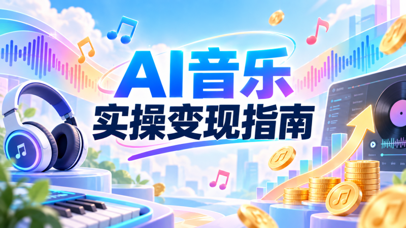 【2026.09.27】AI音乐实操变现指南:Suno编曲混音、声音克隆、版权与账号运营-墨叔轻创
