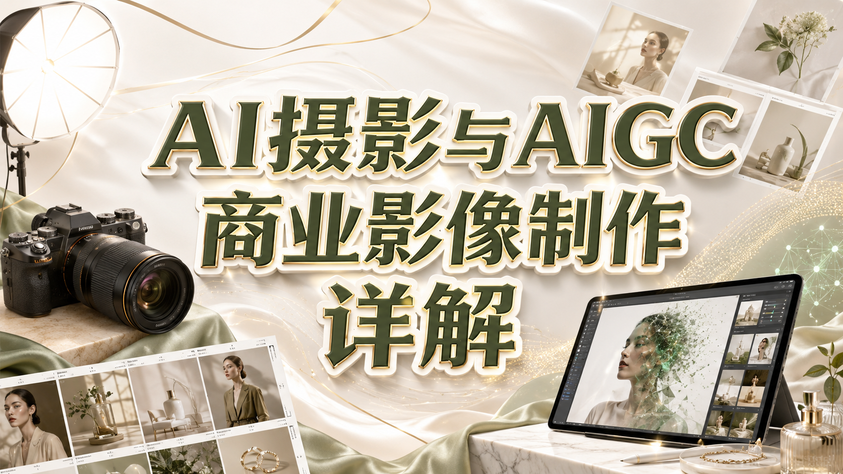 图片[1]-【2026.09.03】AI摄影实操详解：从软件搭建到婚纱儿童商业样片制作-墨叔轻创网