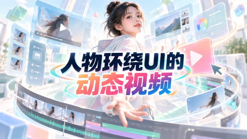 【2026.09.09】豆包人物环绕UI的动态视频制作-墨叔轻创